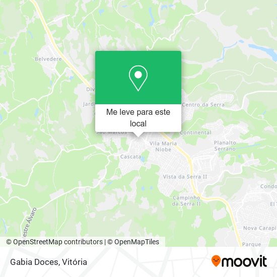 Gabia Doces mapa