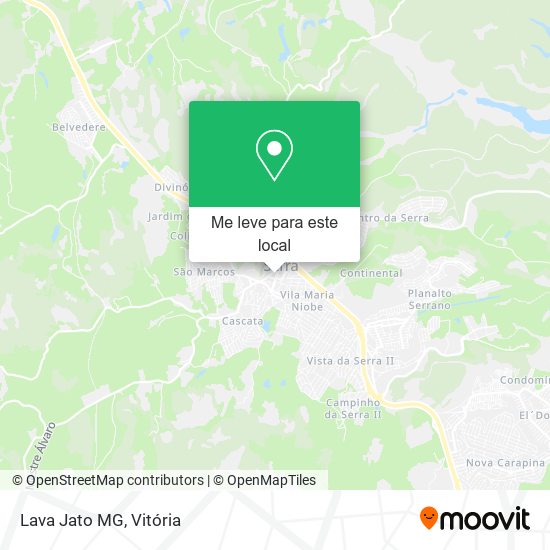 Lava Jato MG mapa