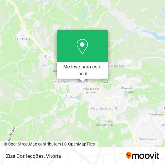 Ziza Confecções mapa