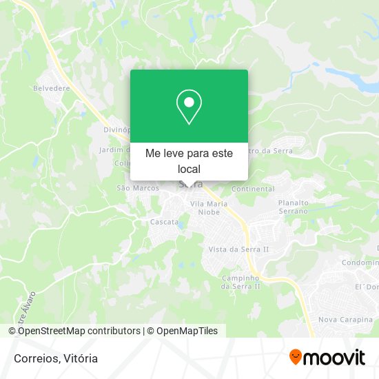 Correios mapa