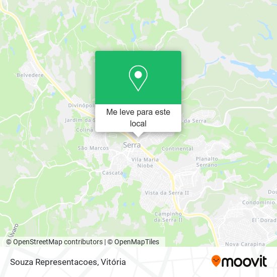 Souza Representacoes mapa