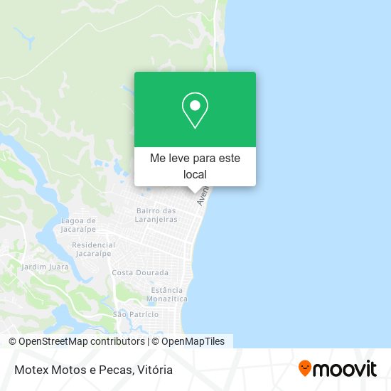 Motex Motos e Pecas mapa