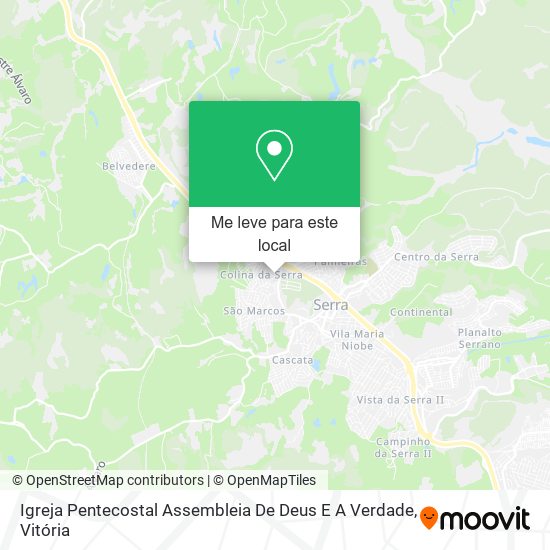 Igreja Pentecostal Assembleia De Deus E A Verdade mapa