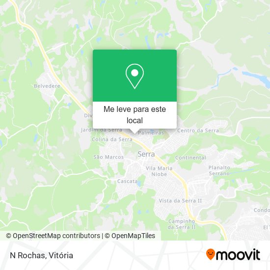 N Rochas mapa