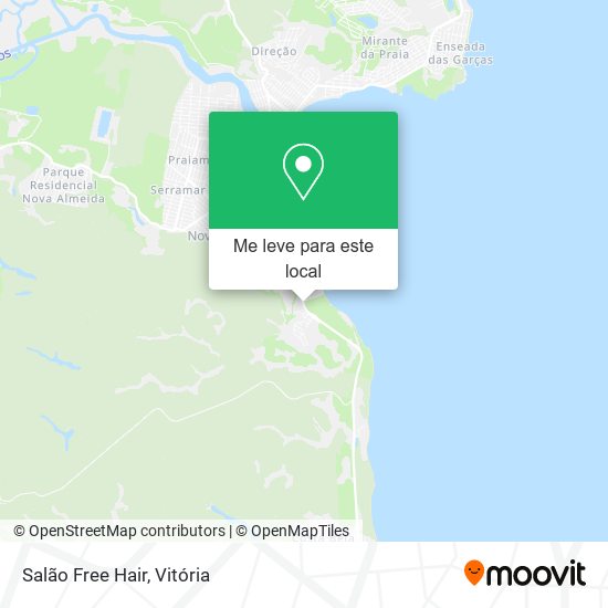Salão Free Hair mapa
