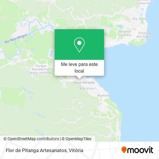 Flor de Pitanga Artesanatos mapa
