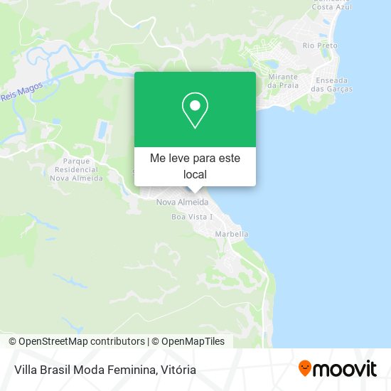 Villa Brasil Moda Feminina mapa