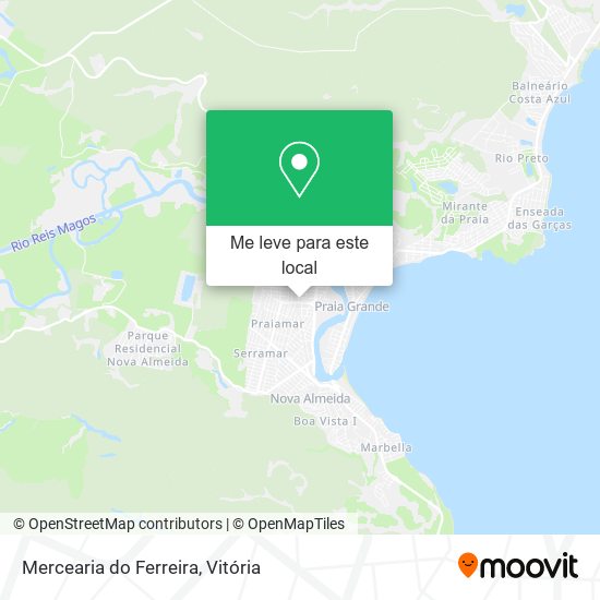 Mercearia do Ferreira mapa