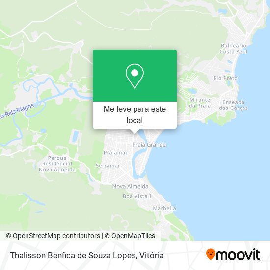 Thalisson Benfica de Souza Lopes mapa