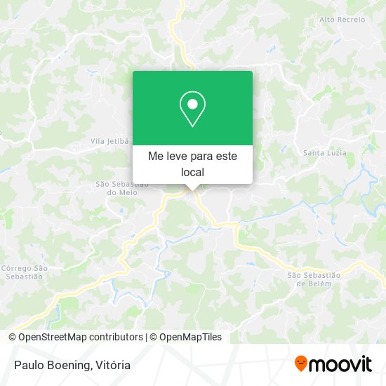 Paulo Boening mapa