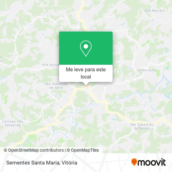 Sementes Santa Maria mapa