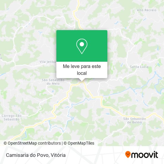 Camisaria do Povo mapa