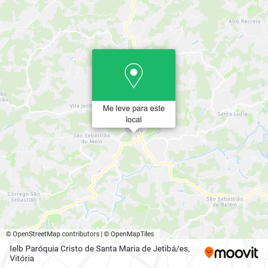 Ielb Paróquia Cristo de Santa Maria de Jetibá / es mapa