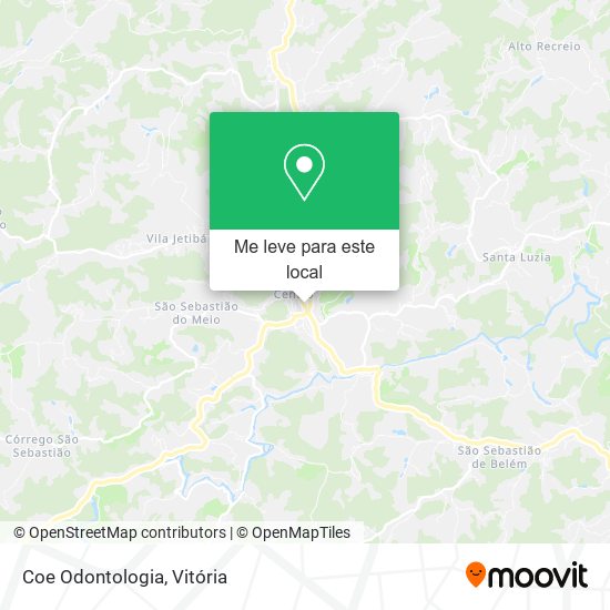 Coe Odontologia mapa
