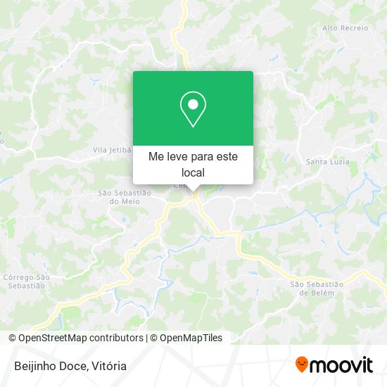 Beijinho Doce mapa
