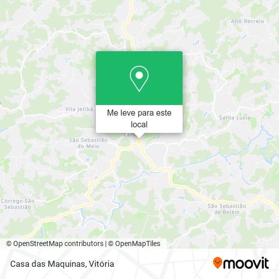 Casa das Maquinas mapa