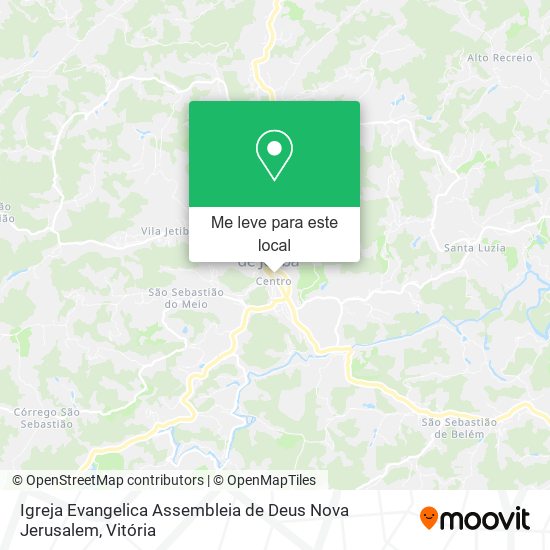 Igreja Evangelica Assembleia de Deus Nova Jerusalem mapa