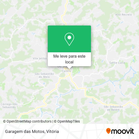 Garagem das Motos mapa