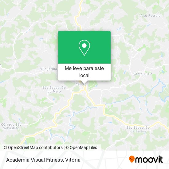 Academia Visual Fitness mapa