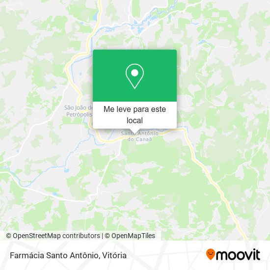 Farmácia Santo Antônio mapa