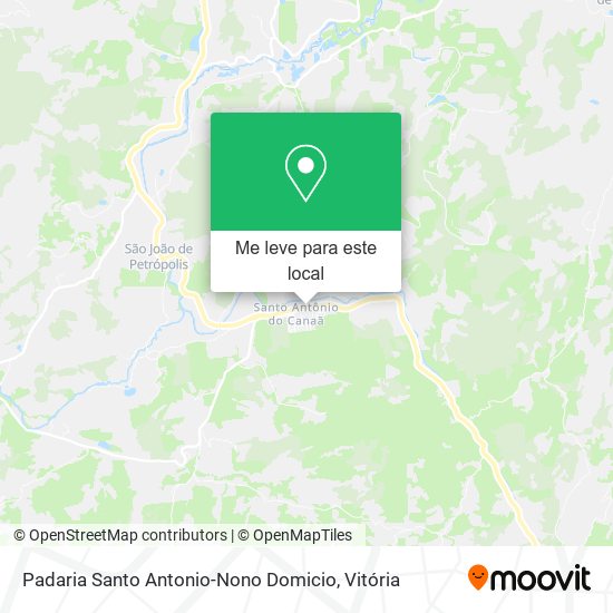 Padaria Santo Antonio-Nono Domicio mapa