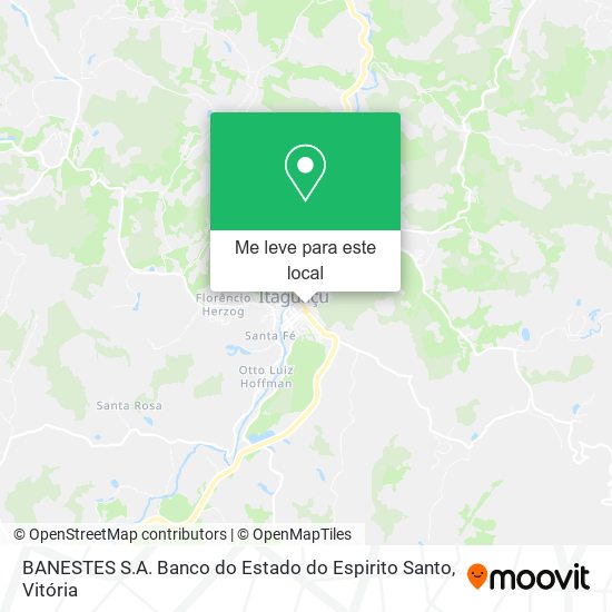BANESTES S.A. Banco do Estado do Espirito Santo mapa