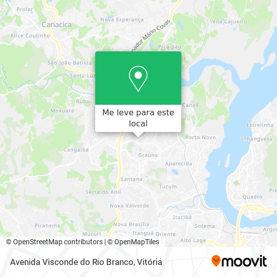 Avenida Visconde do Rio Branco mapa