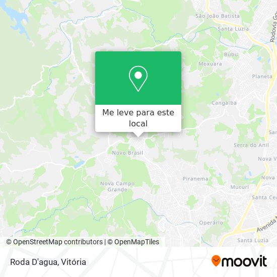 Roda D'agua mapa