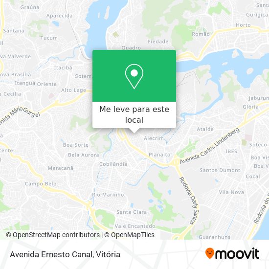 Avenida Ernesto Canal mapa