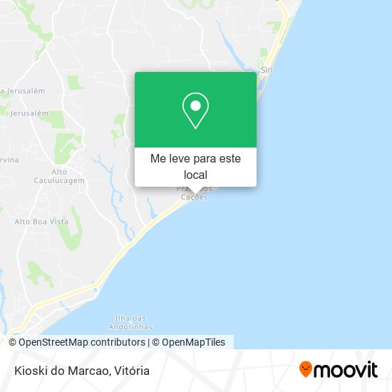 Kioski do Marcao mapa