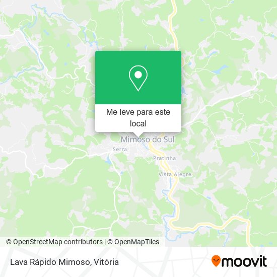 Lava Rápido Mimoso mapa