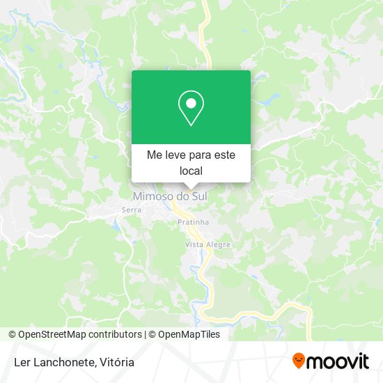 Ler Lanchonete mapa