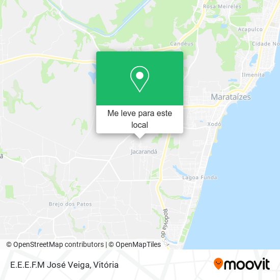 E.E.E.F.M José Veiga mapa
