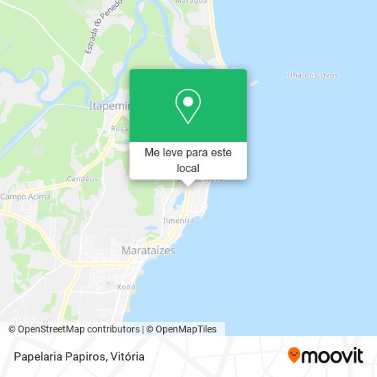 Papelaria Papiros mapa