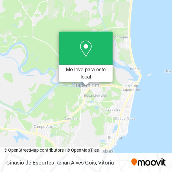 Ginásio de Esportes Renan Alves Góis mapa