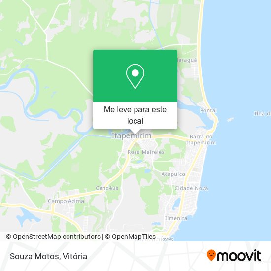 Souza Motos mapa