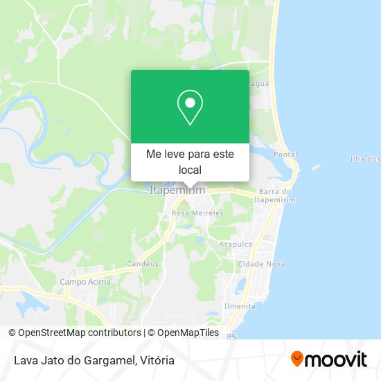 Lava Jato do Gargamel mapa