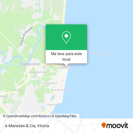 A Menezes & Cia mapa