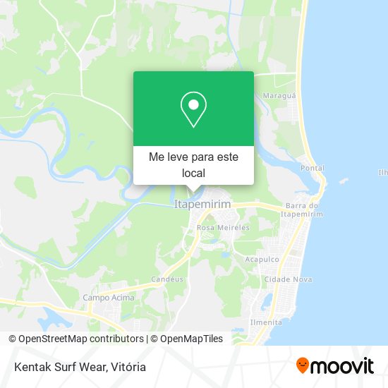 Kentak Surf Wear mapa