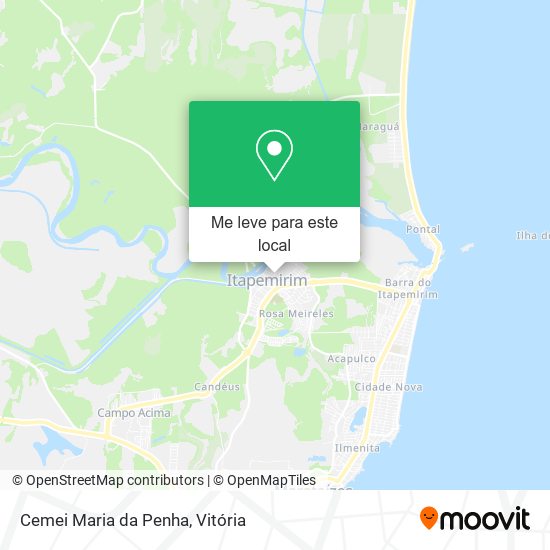 Cemei Maria da Penha mapa