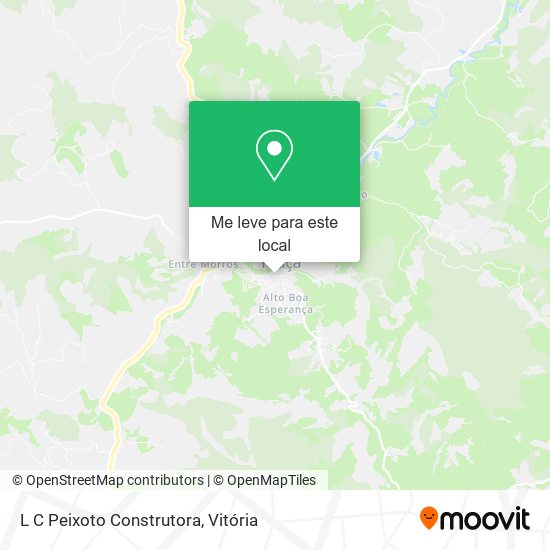 L C Peixoto Construtora mapa