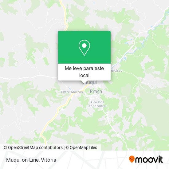 Muqui on-Line mapa