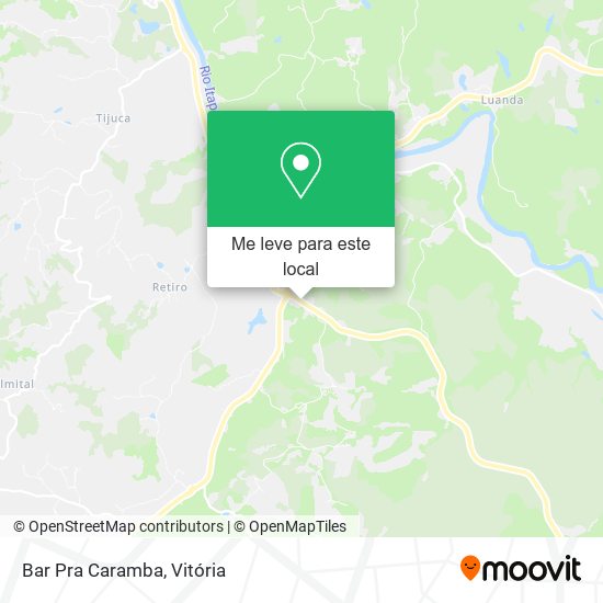 Bar Pra Caramba mapa