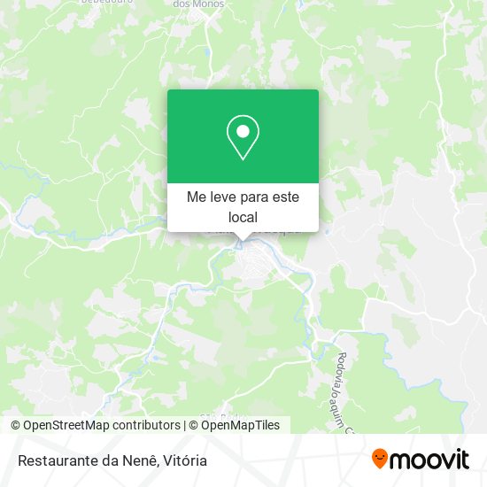 Restaurante da Nenê mapa