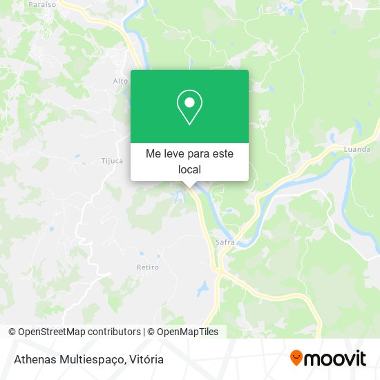 Athenas Multiespaço mapa