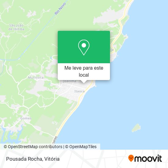 Pousada Rocha mapa