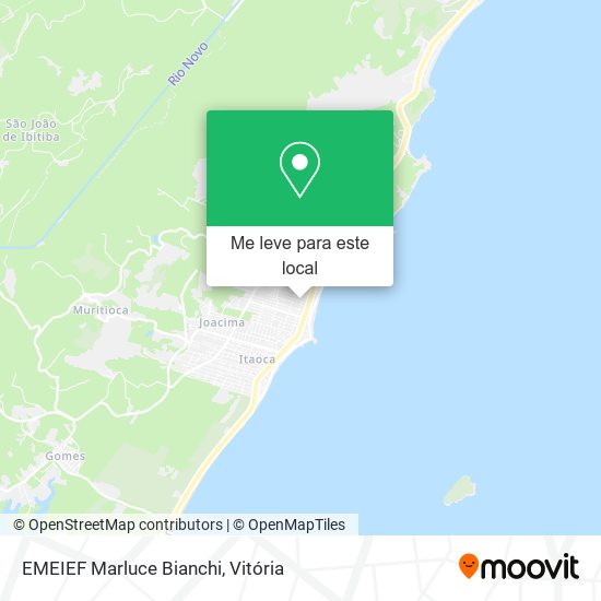 EMEIEF Marluce Bianchi mapa