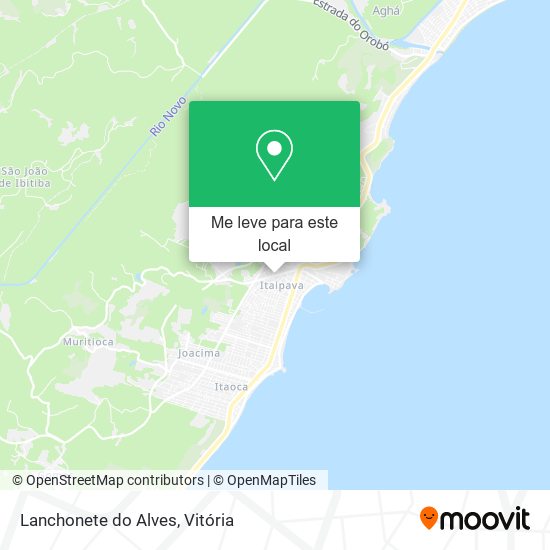 Lanchonete do Alves mapa