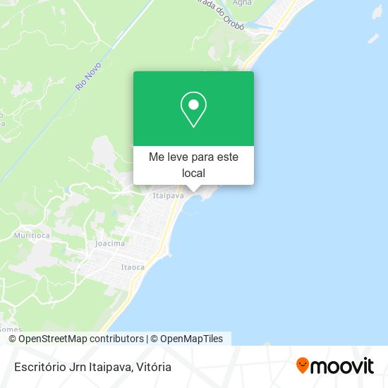 Escritório Jrn Itaipava mapa