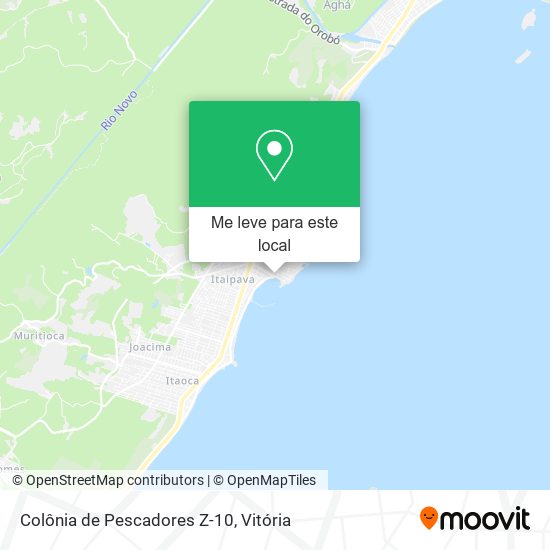 Colônia de Pescadores Z-10 mapa